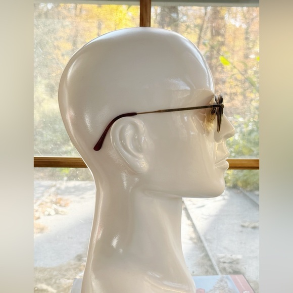 Vintage Matsuda Antique Bronze Eyeglass Frames, Unisex - Picture 4 of 15